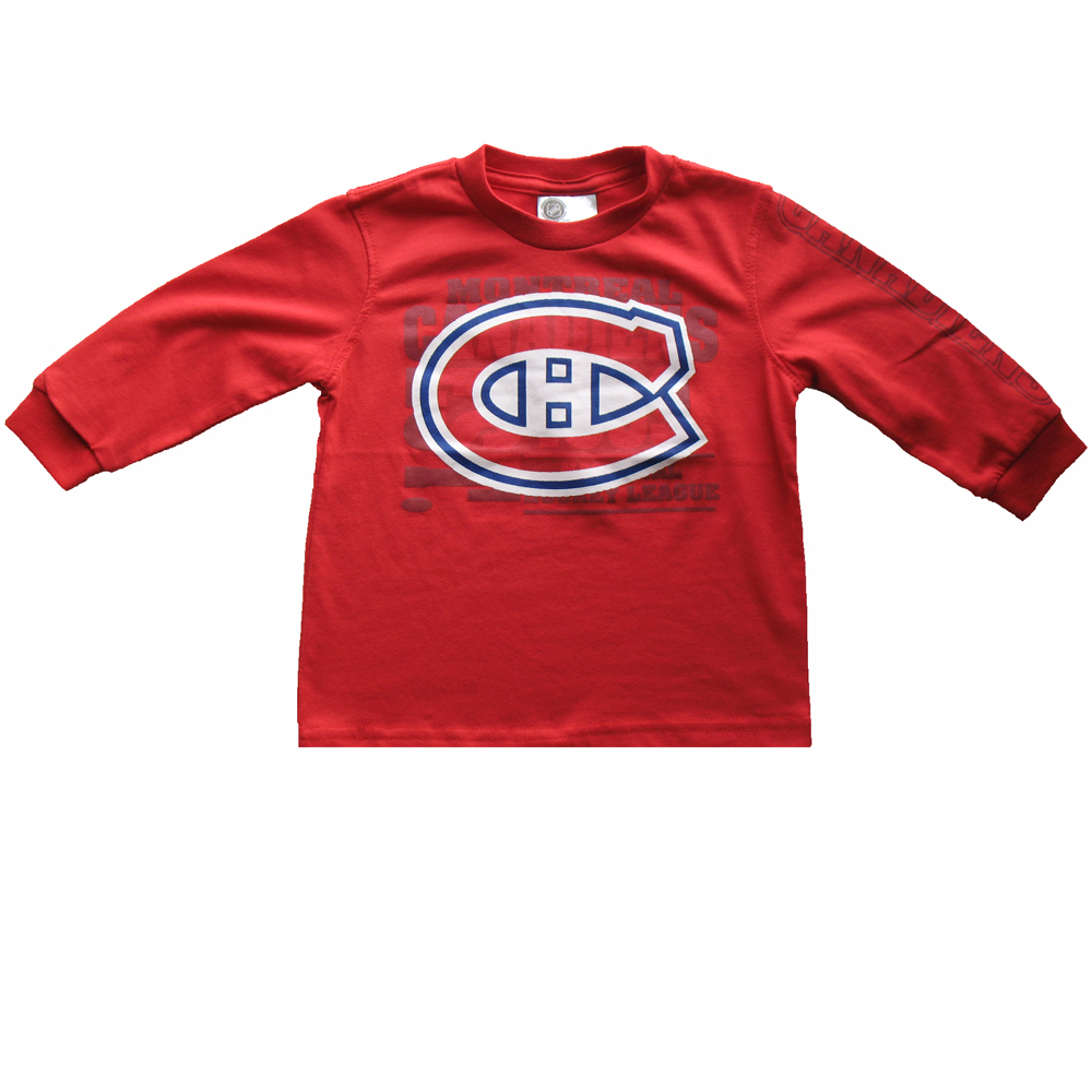 TheSportsDen.ca Montreal Canadiens Toddler Logo Long Sleeve TShirt by