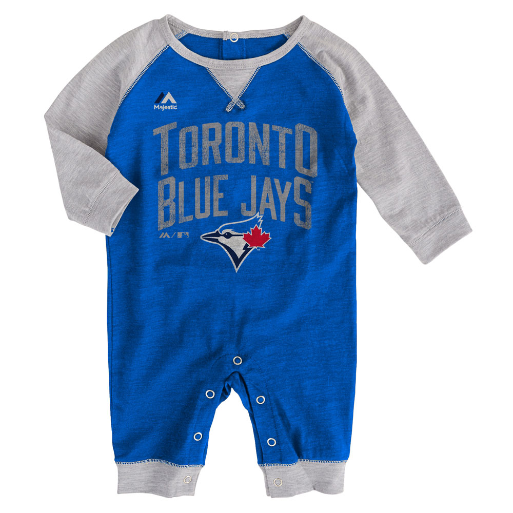 Thesportsdenca Toronto Blue Jays Newborn Proud Fan Romper By Majestic