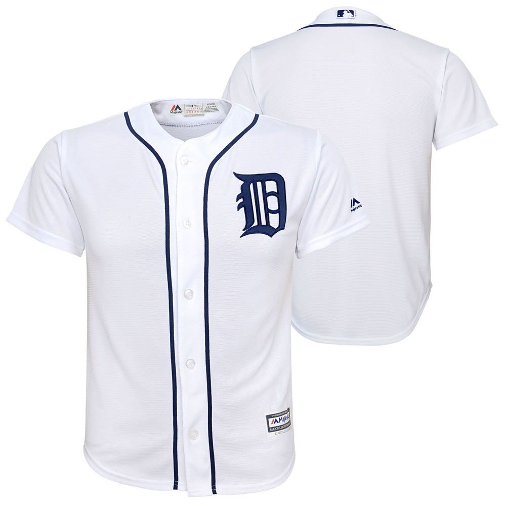 TheSportsDen.ca: Detroit Tigers Youth Cool Base Replica Home Jersey by ...