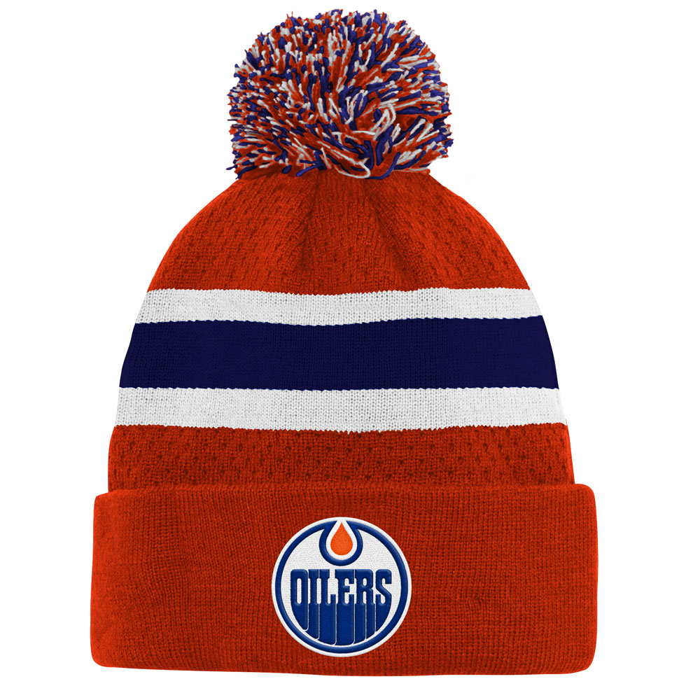 TheSportsDen.ca: Edmonton Oilers Youth Top Shelf Cuffed Knit Hat by ...