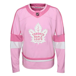 Toronto Maple Leafs Preschool Girls Pink Fashion Jersey by Outerstuff