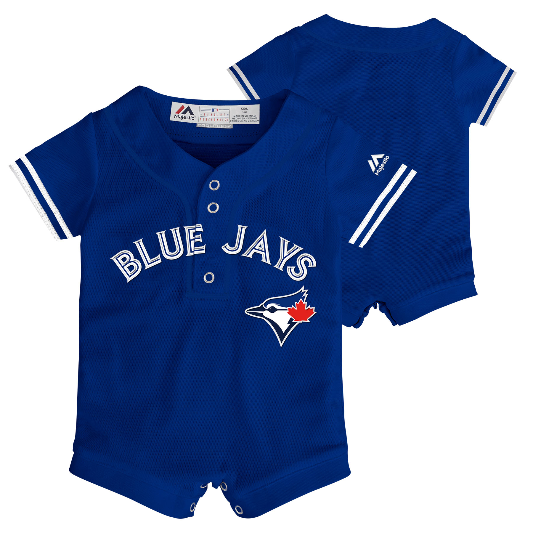 blue jays button up jersey